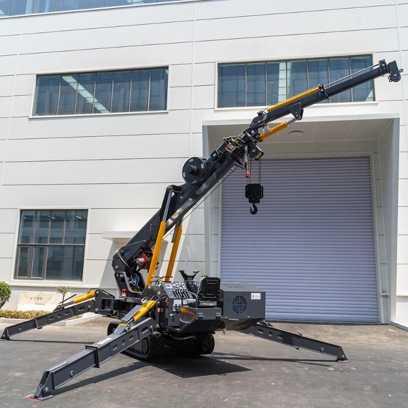 Heavy Equipment Lifting - Mini Dźwig Pająk Kompaktowy Elektryczny Hydrauliczny