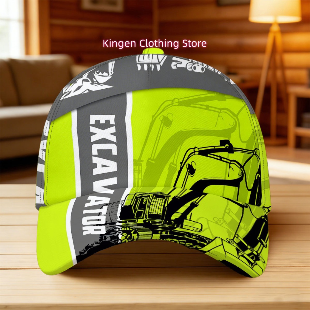Heavy Equipment Vector - 1 szt. Czapka typu snapback z