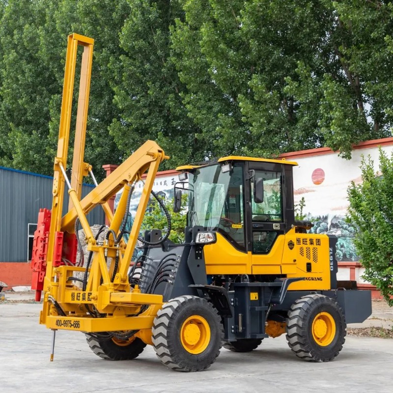 Heavy Equipment In Construction - Wytrzymałe hydrauliczne urządzenie do wbijania śrub