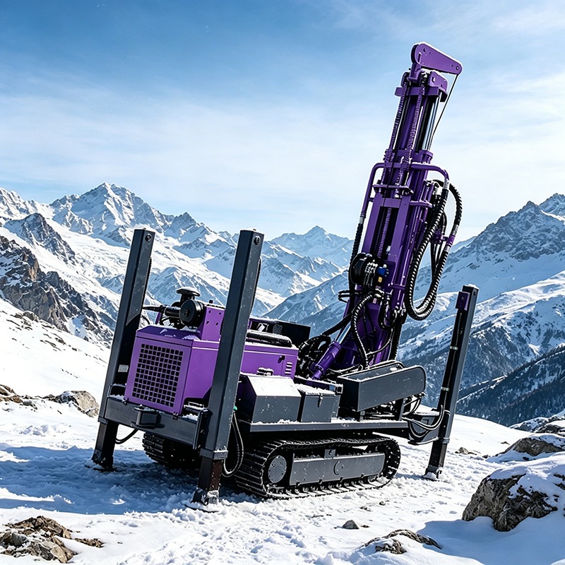 Heavy Equipment Drilling Rig - Wytrzymała wiertnica gąsienicowa do studni wodnych