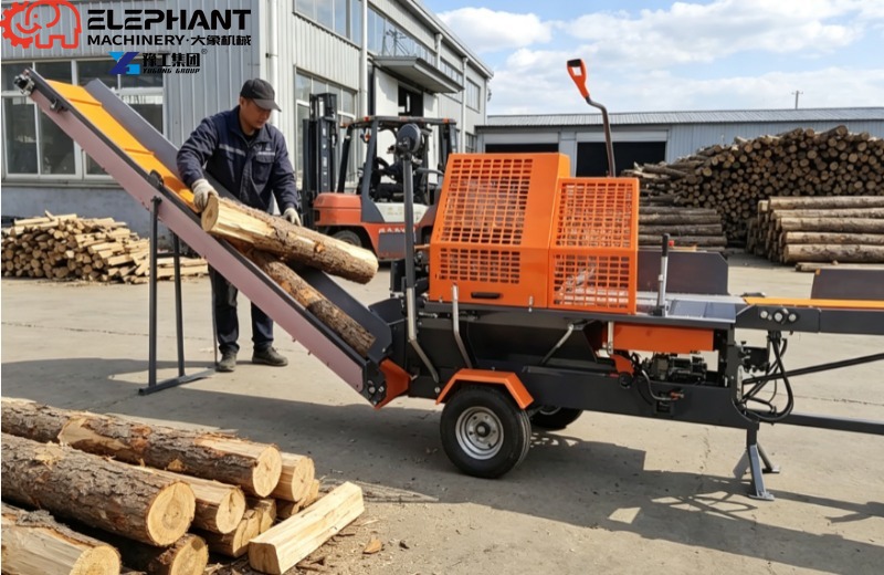 Heavy Equipment Processor - Rozłupywarka do drewna 45T z napędem