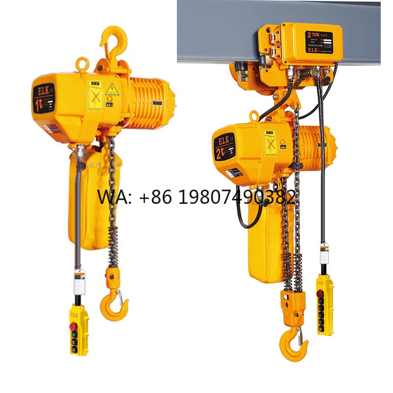 Heavy Equipment Lifting - Elektryczny wciągnik łańcuchowy dwubiegowy 1 tona