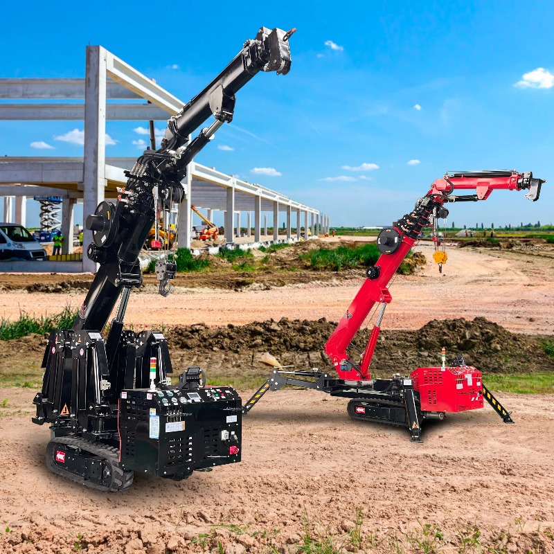 Heavy Equipment Lifting - Kompaktowy Mini Dźwig Pająk Hydrauliczny Elektryczny