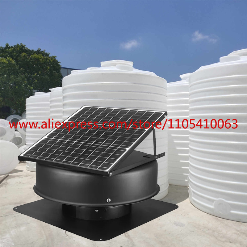 Exhaust Fan Industrial - 1 szt. 12-calowy solarny wentylator osiowy