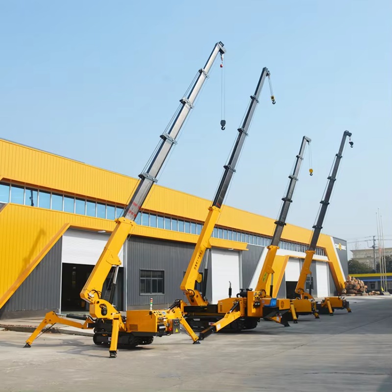 Heavy Equipment In Construction - Dźwig pająk hydrauliczny 8T, wytrzymały mini