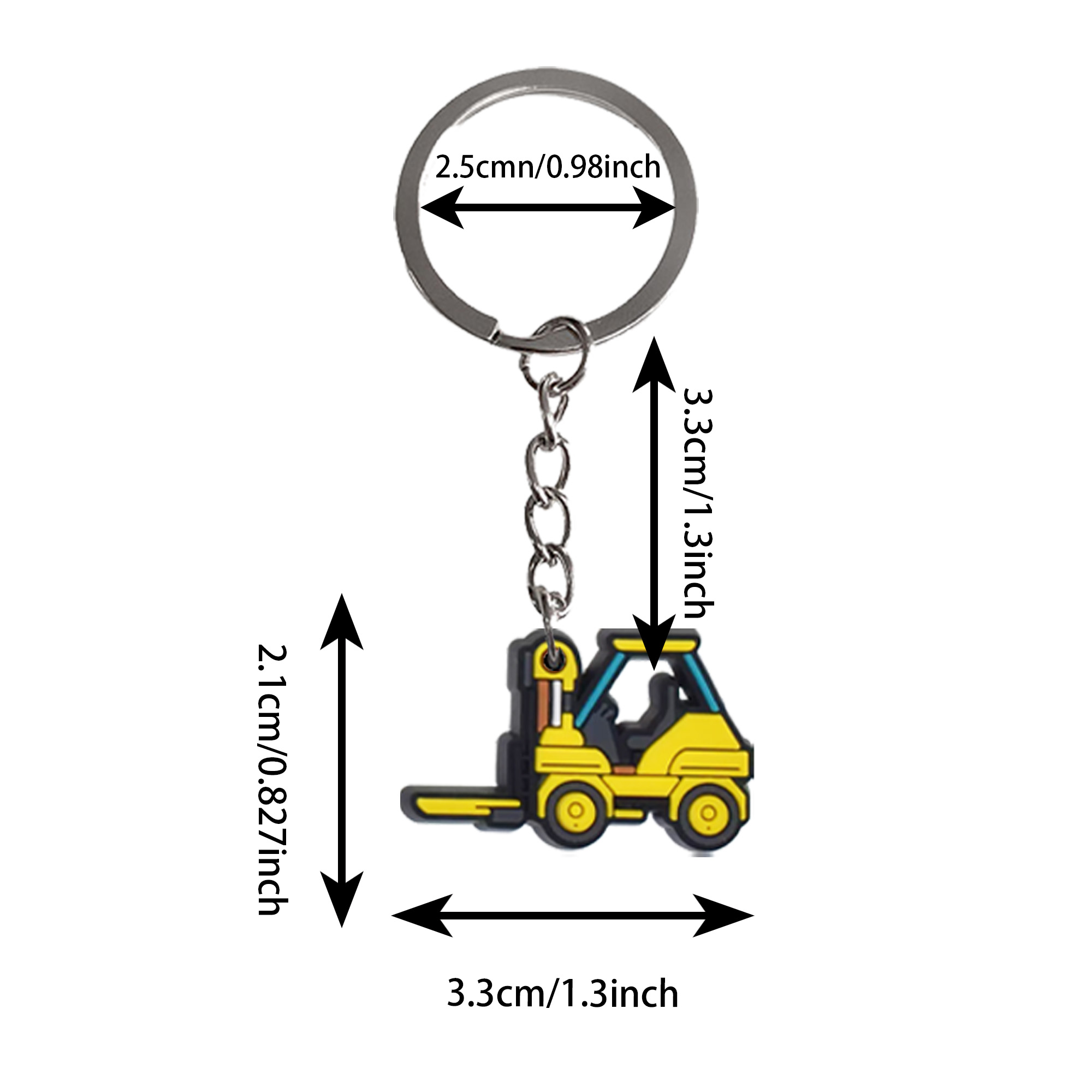 1 SZTUK Brelok do kluczy Carto – Heavy Equipment Key Ring recenzja i cena