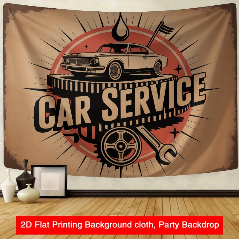 Duży retro baner serwisu samoc – Heavy Equipment Service recenzja i cena