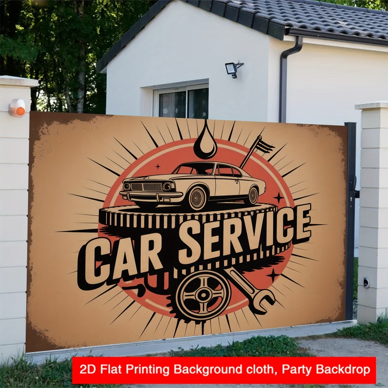 Duży retro baner serwisu samoc – Heavy Equipment Service recenzja i cena
