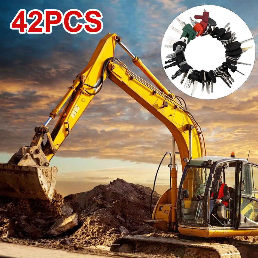 42-klawiszowy klucz zapłonowy  – Heavy Equipment Key Ring recenzja i cena