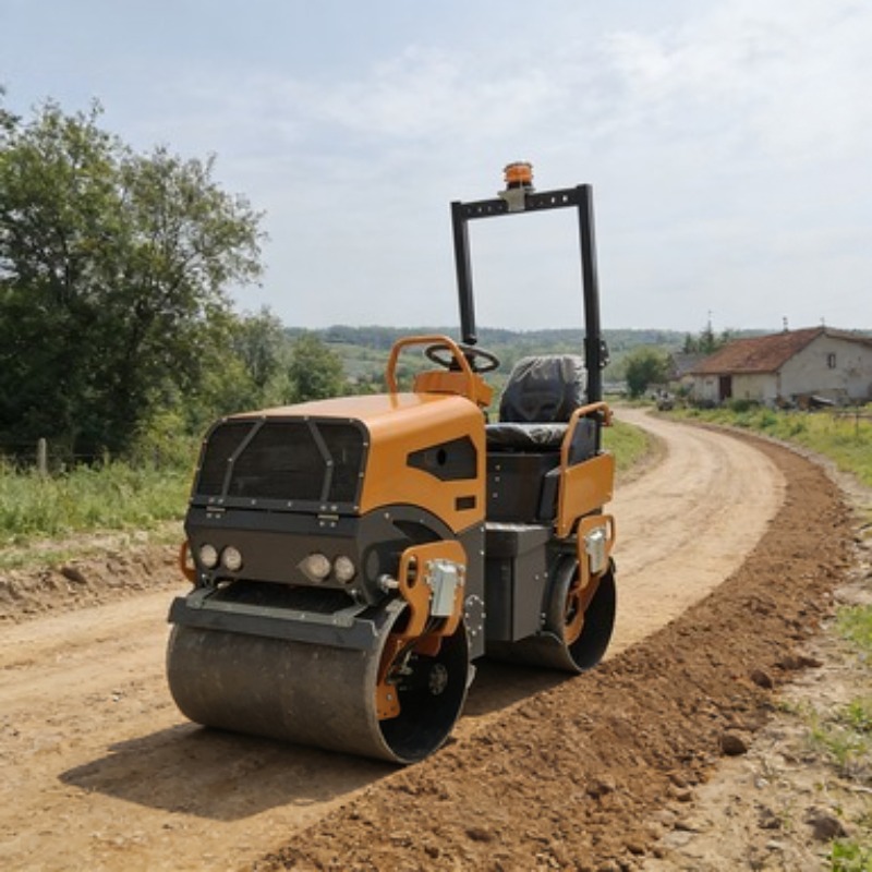 Kompaktor, walec drogowy, wale – Heavy Equipment In Construction recenzja i cena