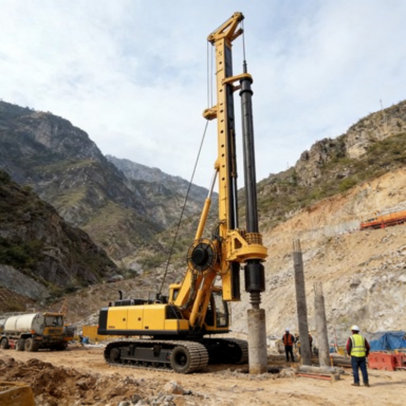 Wytrzymała wiertnica obrotowa  – Heavy Equipment Drilling Rig recenzja i cena
